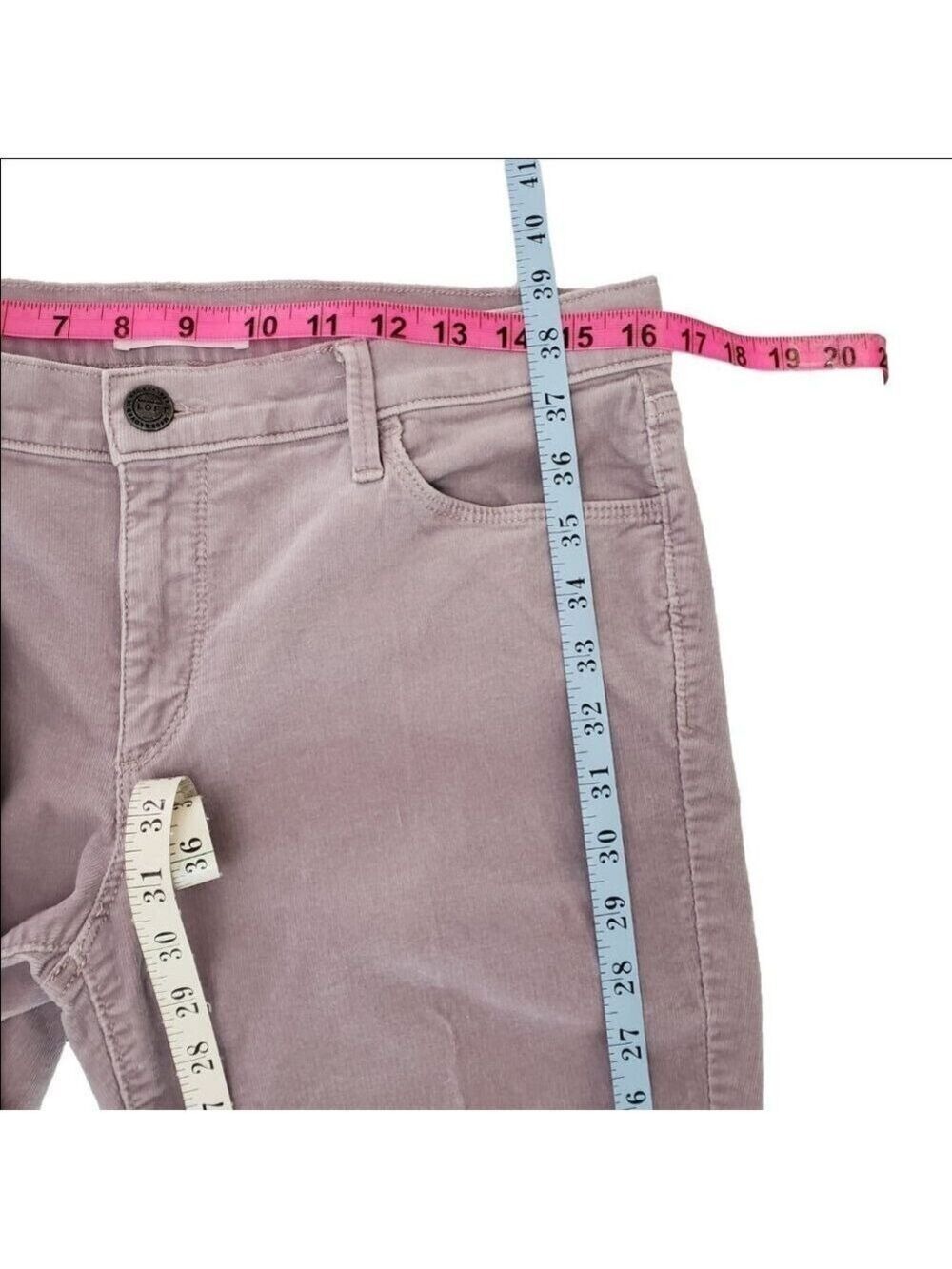 Ann Taylor LOFT Modern Skinny Corduroy Pants Size 10 Mauve Lavender - Picture 9 of 9